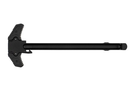 Radian Raptor LT charging handle is machined from high strength 7075-T6 aluminum with lightweight polymer latches